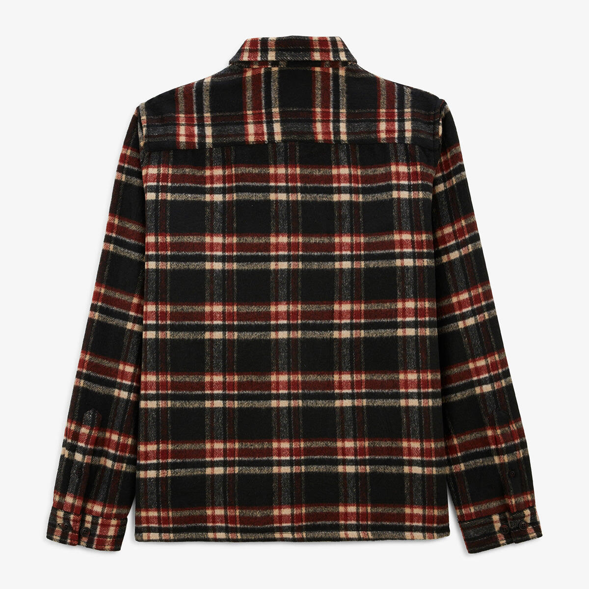 Camicia a quadri nera Clovis Play 3/5