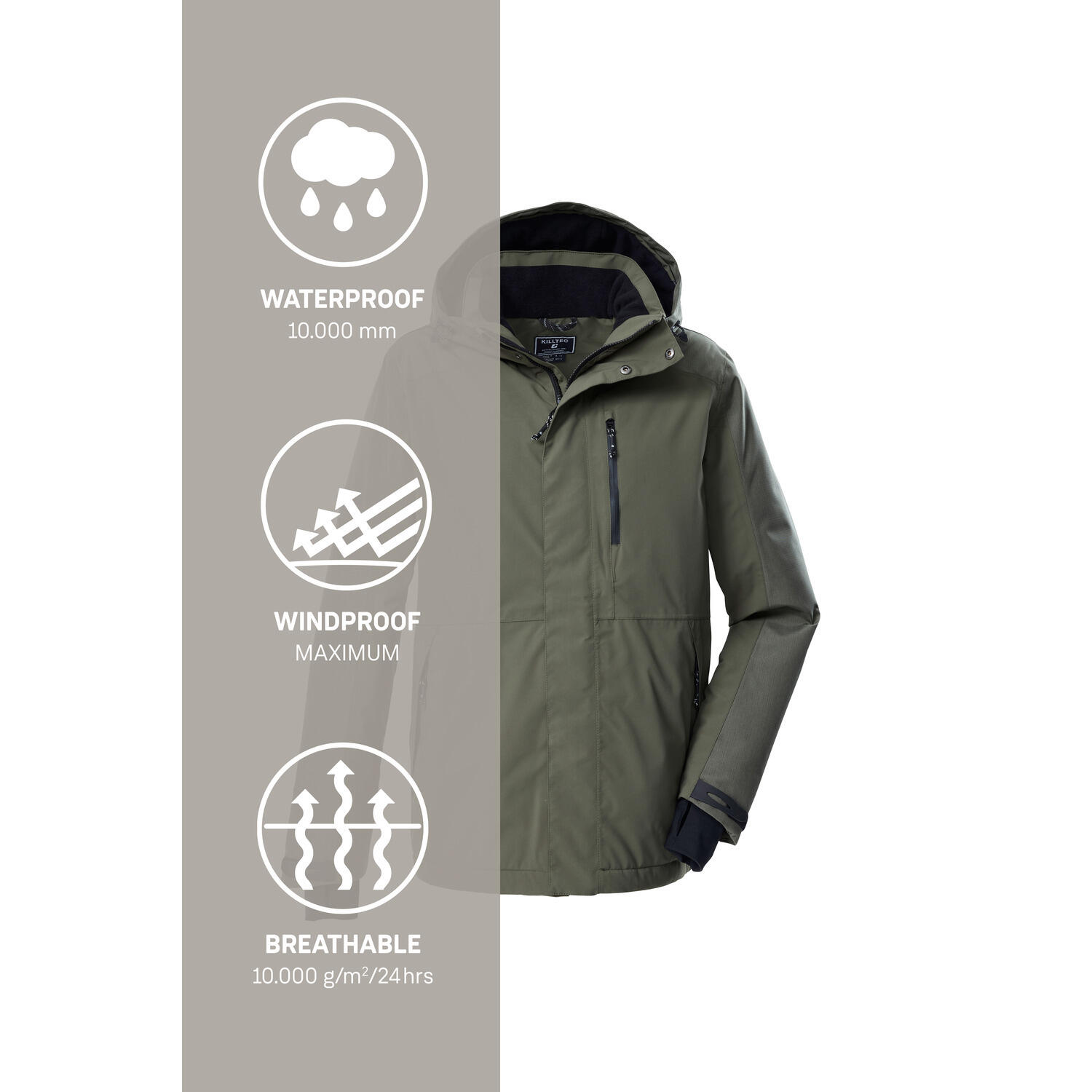 Veste à capuche Killtec KOW 89 7/7
