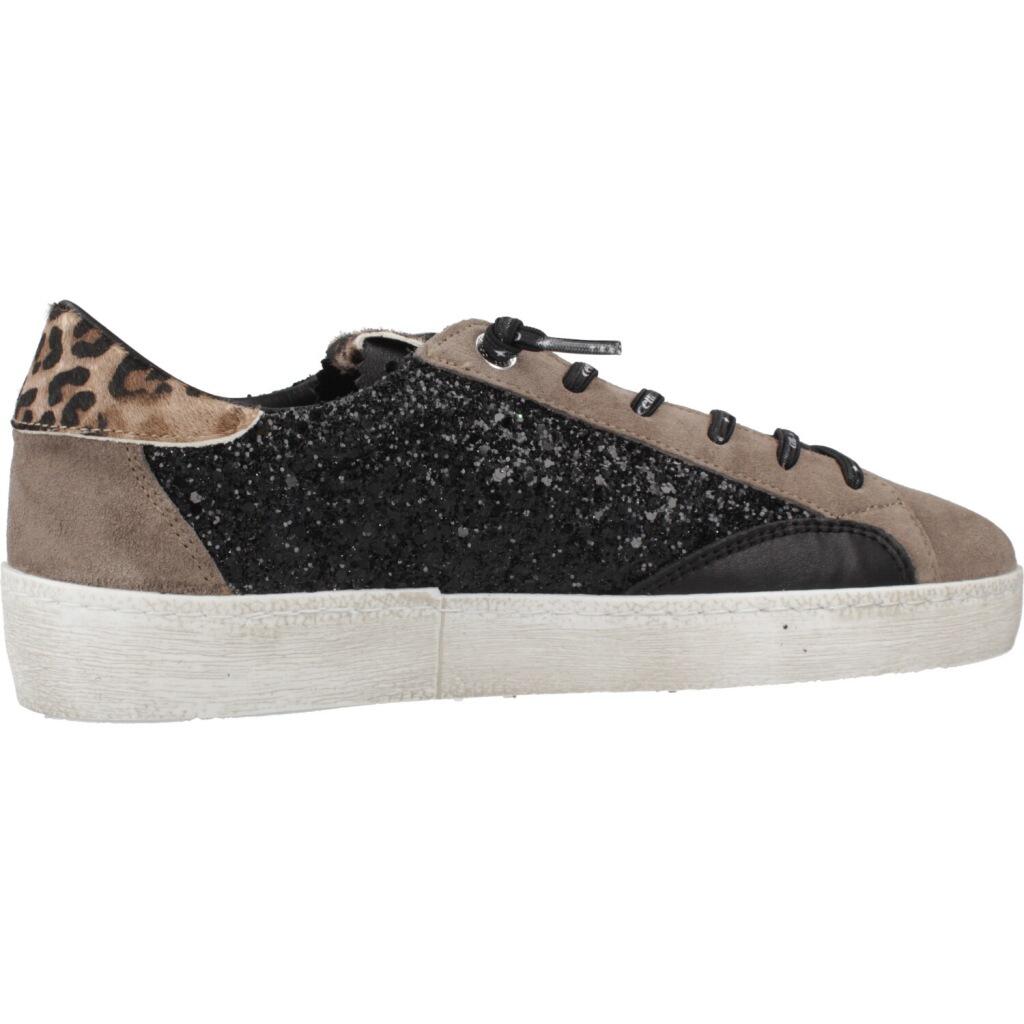 Deportivas Casual Mujer Suela Plana - Modelo C-1342 Negro 4/6