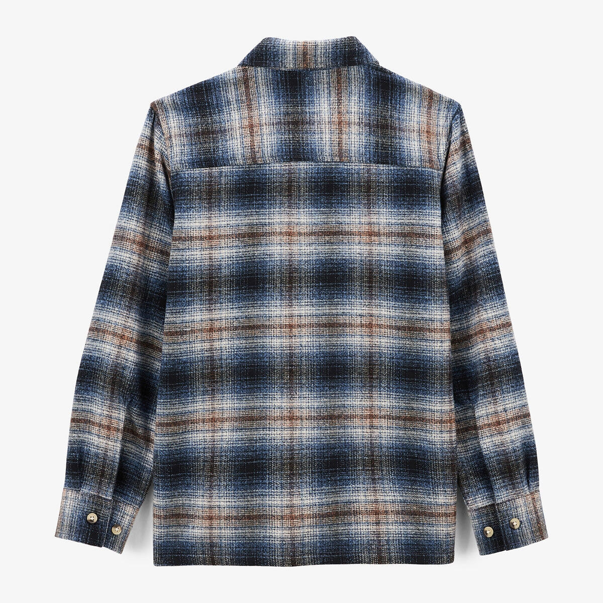 Camisa de manga larga junior Clovis a cuadros 3/5