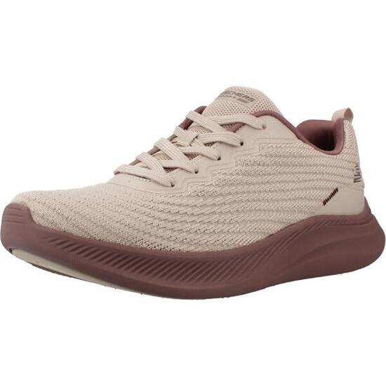 Zapatillas para Mujer Skechers bobs moda flex Beige