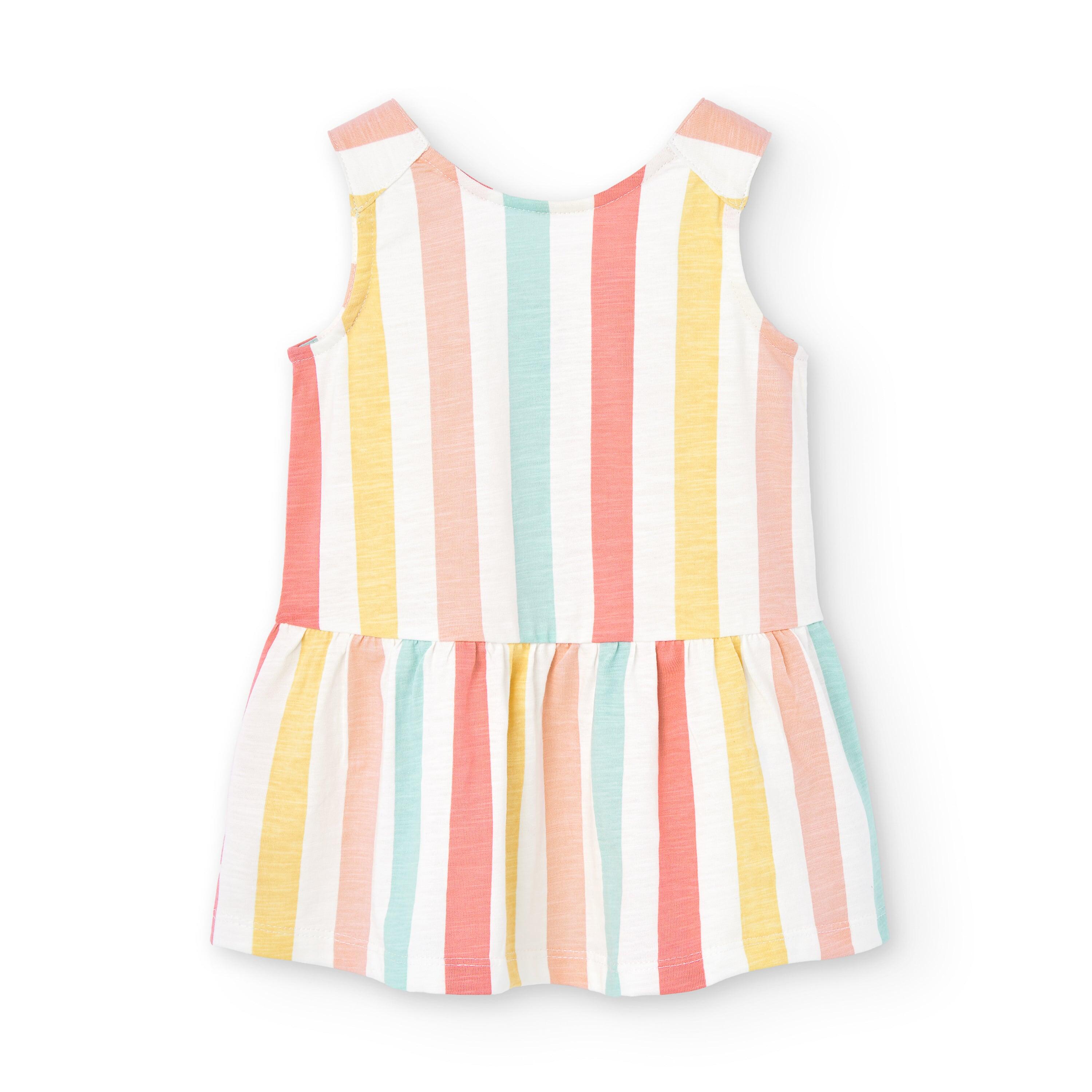 Vestido de bebê listrado 4/4