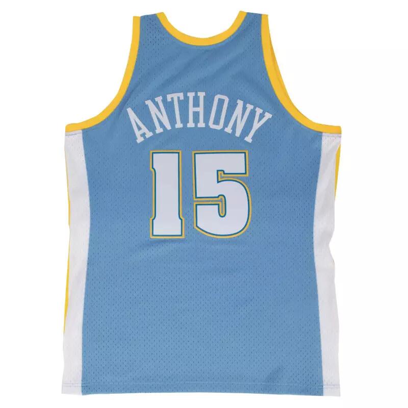 Maillot NBA Carmelo Anthony Denver Nuggets Road 2003-04 Mitchell & ness Hardwood 2/3