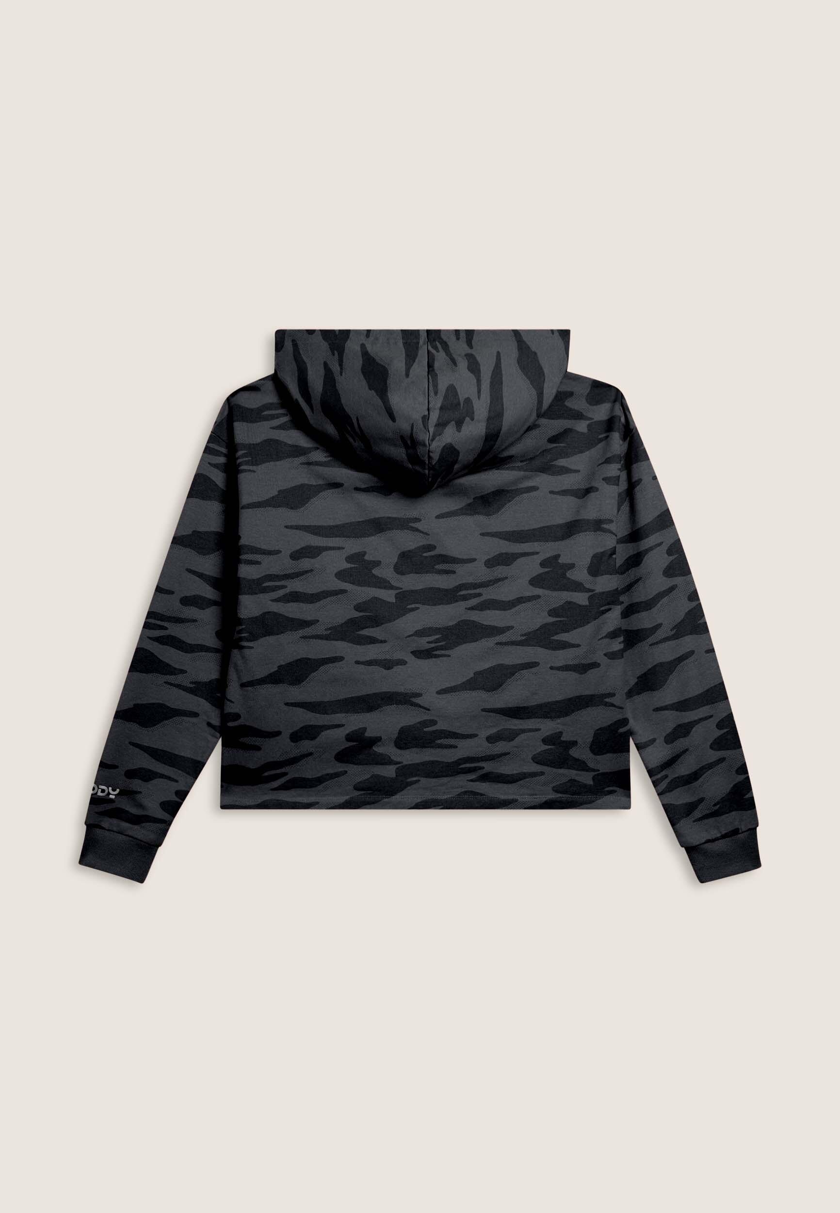Sudadera con capucha de camuflaje y estampado «MOV» 2/3