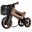 Bicicleta fara pedale cu cosulet Funny Wheels Rider SuperSport Copper/Black