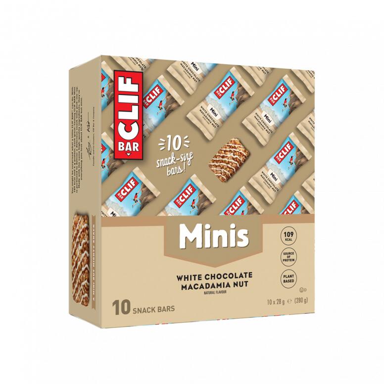 Clif Bar Mini chocolat blanc noix de macadamia - pack 10 x 28 g 3/5