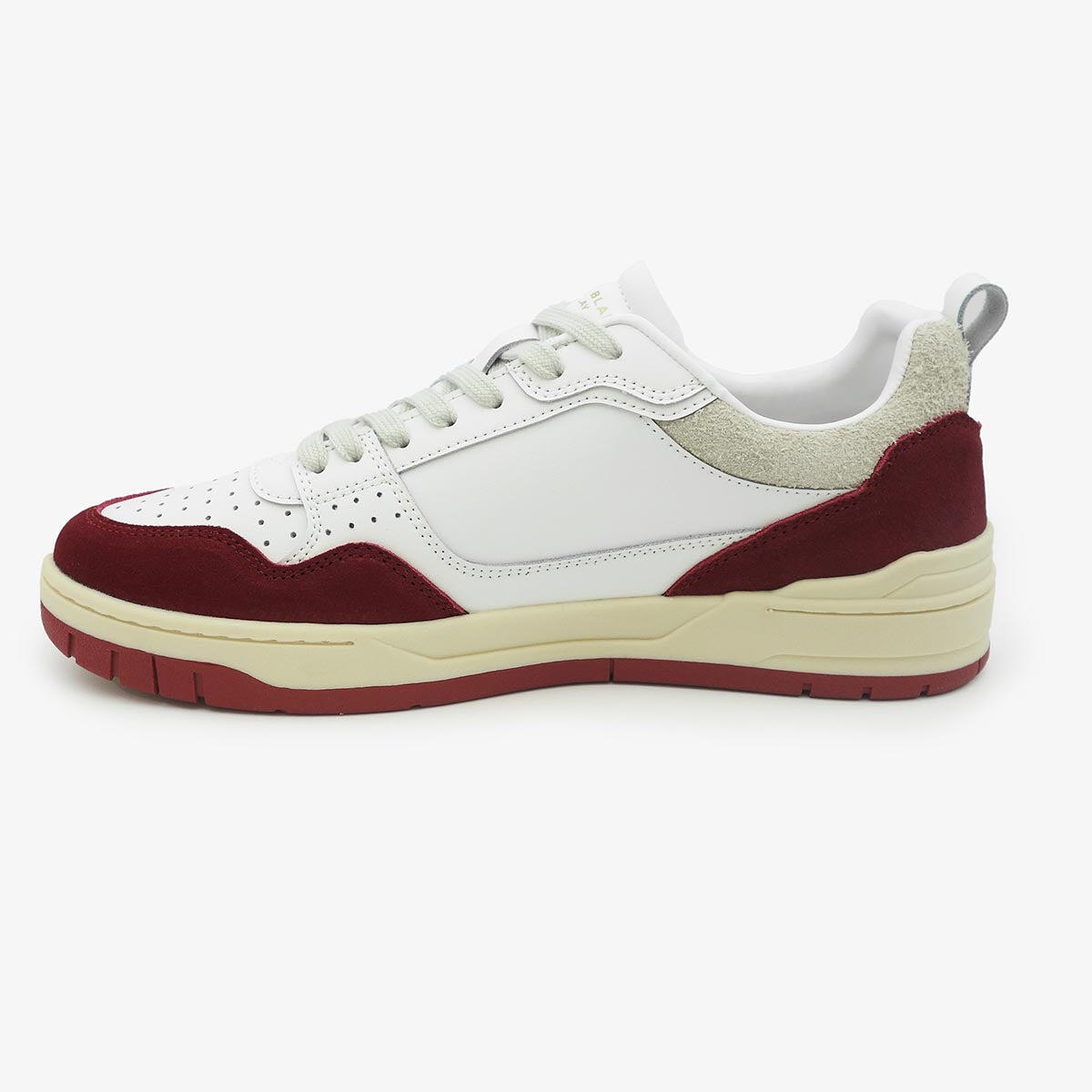 Sneaker Vernaz bicolore rouge 3/4