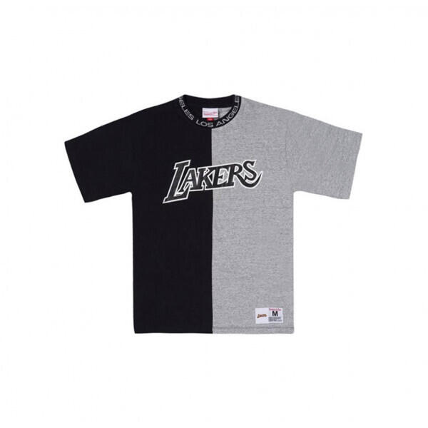 MITCHELL & NESS Maglietta Los Angeles Lakers nba split color