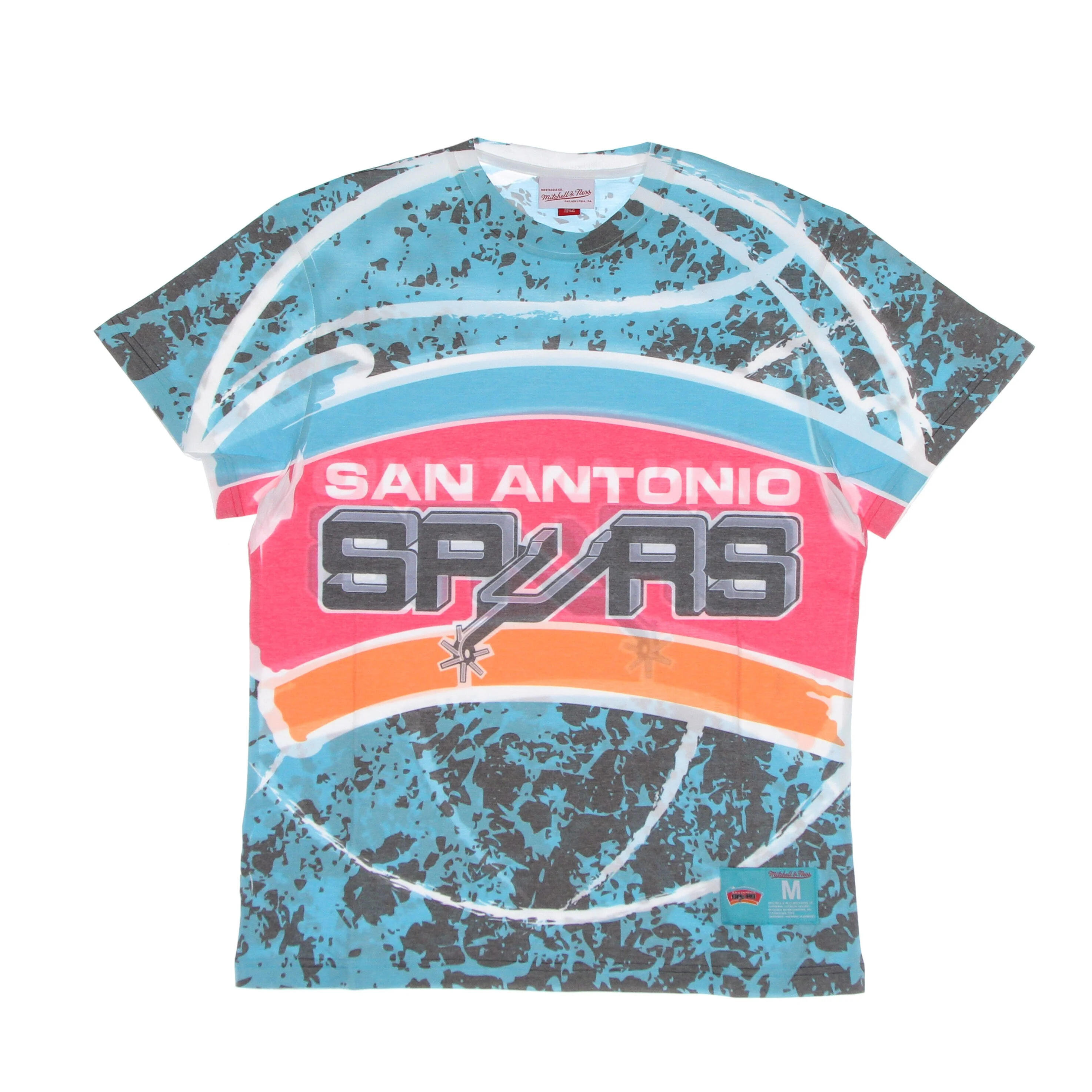 MITCHELL & NESS T-shirt San Antonio Spurs NBA Jumbotron Submimated