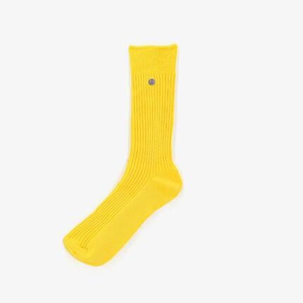 Pack 3 paires de chaussettes longues unies jaune citron