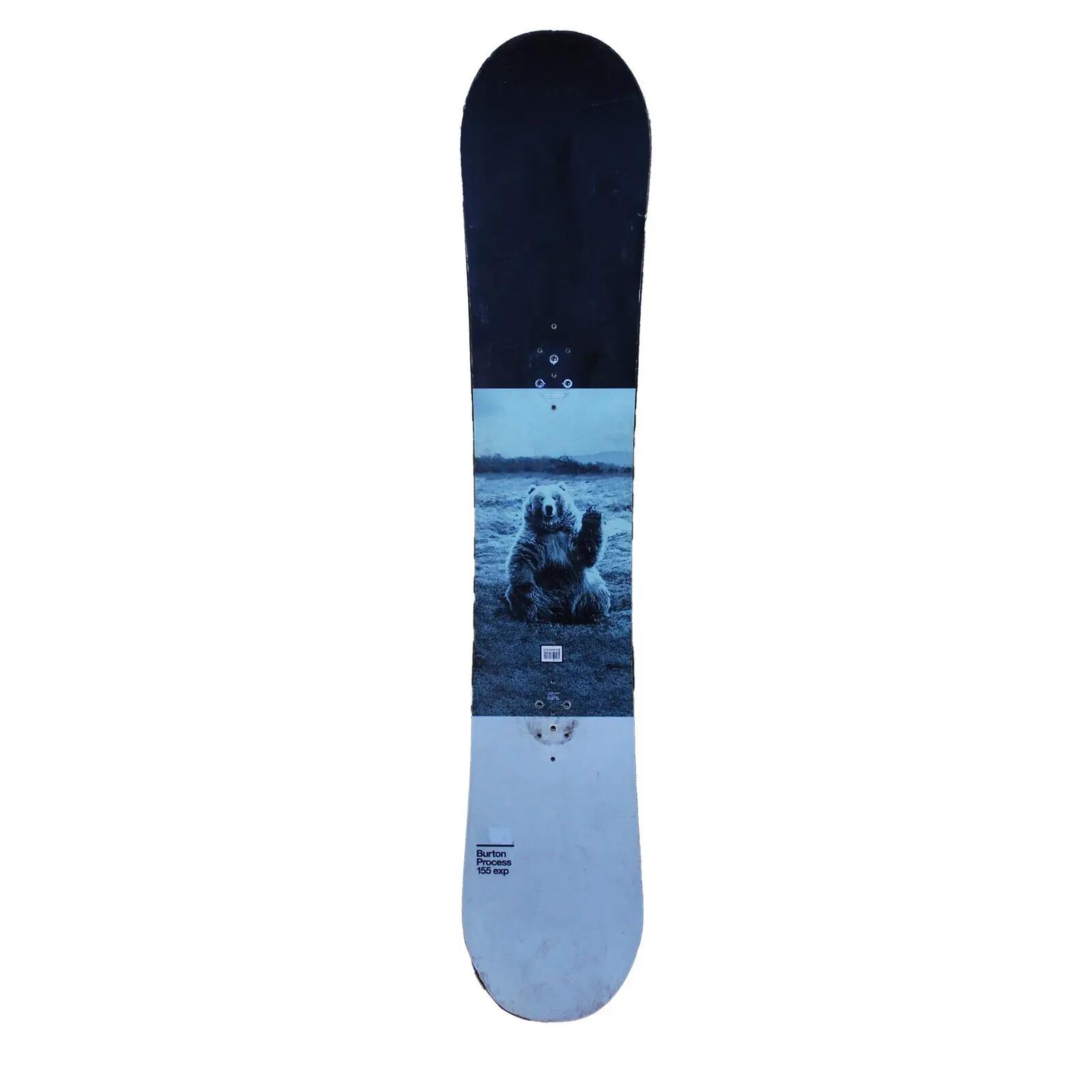 RECONDITIONNE - Snowboard Burton Process Exp + Fixations Coque 2/4