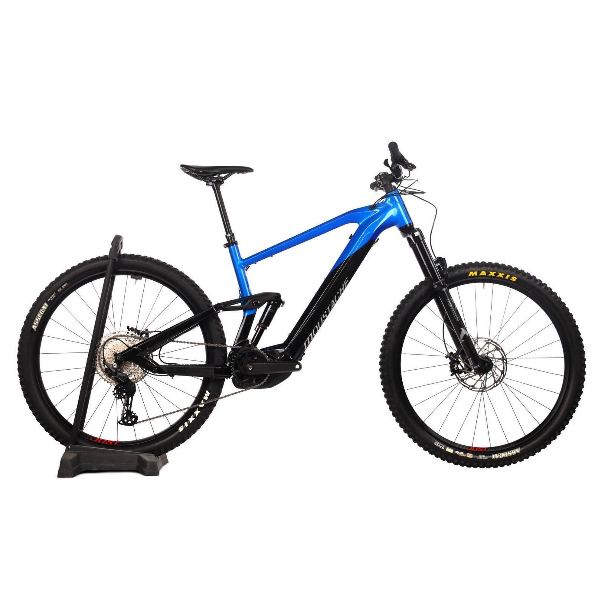 Moustache - Reconditionné - Vélo Électrique - Moustache Trail - L - Bon - Vélo Tout Terrain - Bleu - 42 M/l - Decathlon