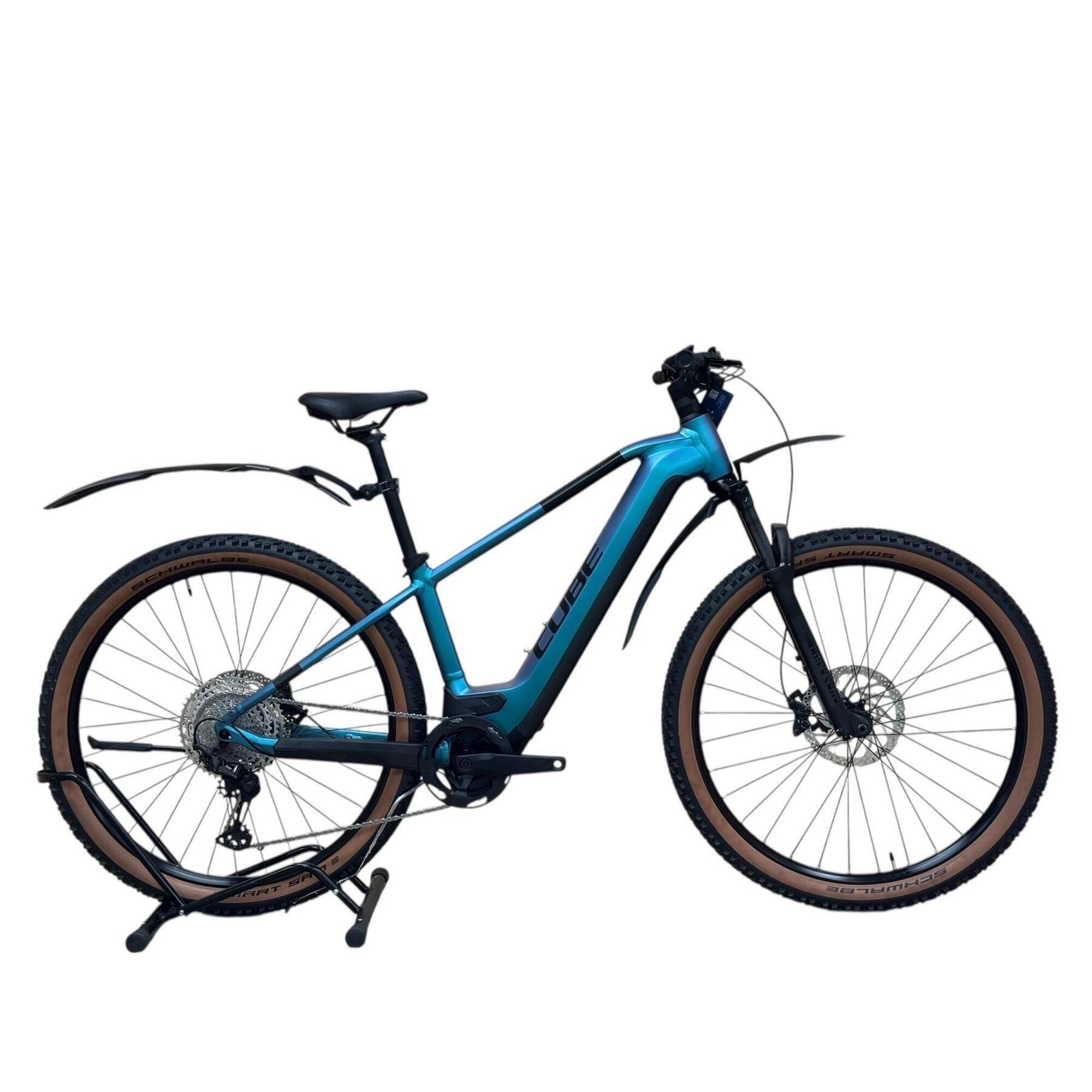 Cube - Reconditionné - Vtt Électrique Cube Reaction Hybrid Race 750 - Comme Neuf - Vélo Tout Terrain - Bleu|noir - Moyen - Decathlon