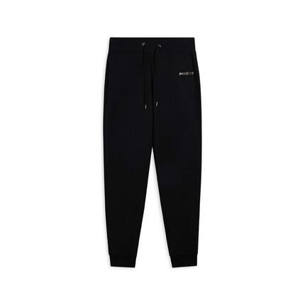 Pantalon avec bords côtelés aux chevilles et cordon à la taille