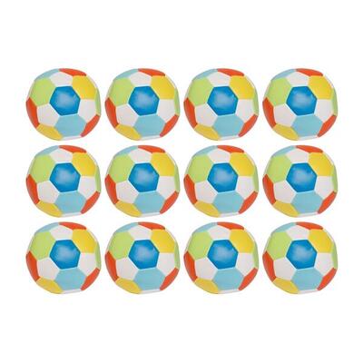 12er Set Softbälle Ø 10 cm, bunte Mini Soft-Fußbälle, extra weich