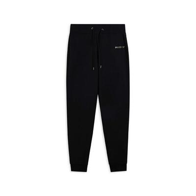 Pantaloni con polsino in costina e coulisse