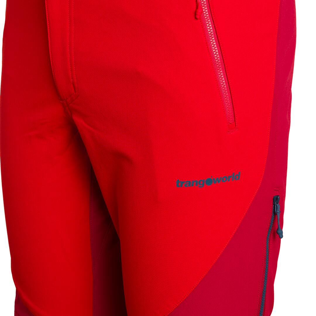 Pantalón para Hombre Trangoworld Grisons extreme Rojo/Rojo 4/4