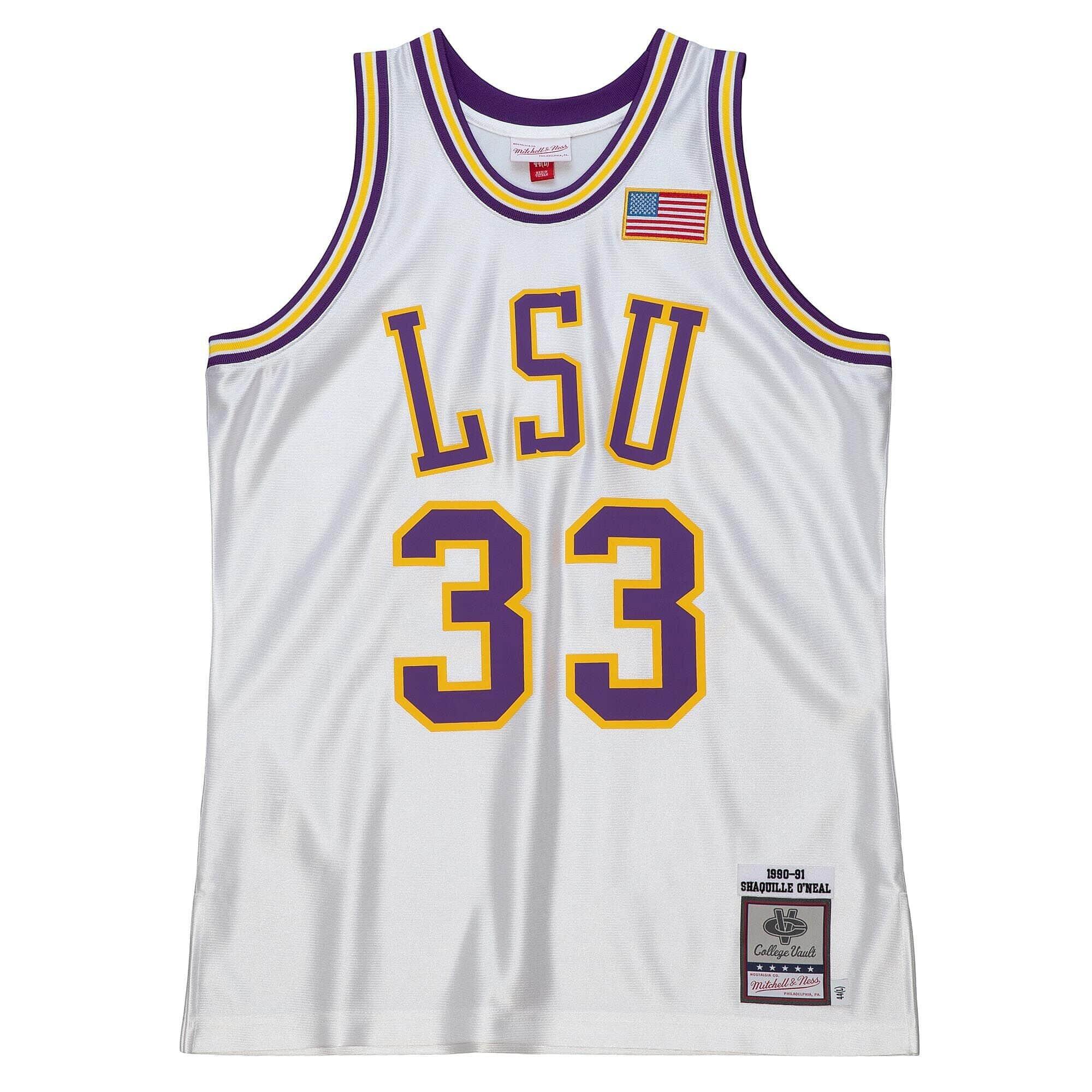 MITCHELL & NESS LSU Tigers Jersey NCAA 1990 Shaquille O'neal