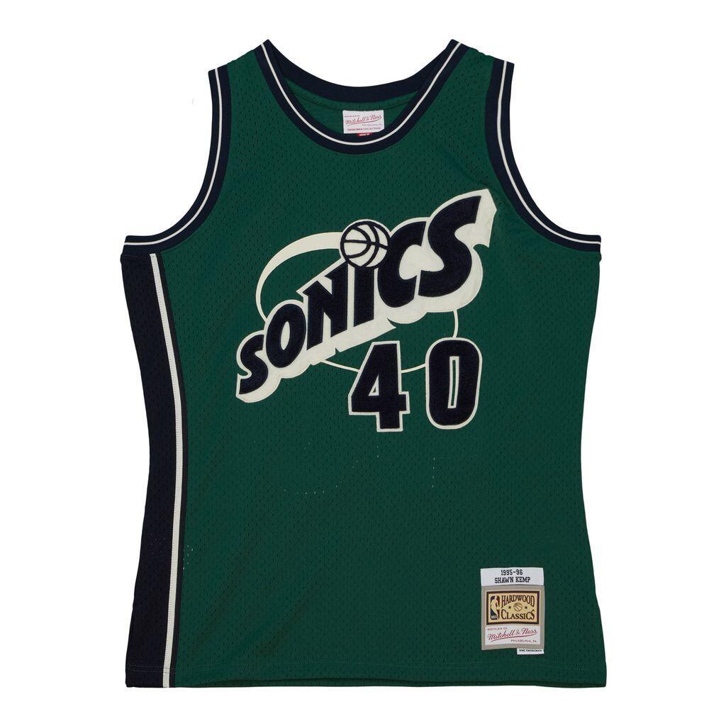 MITCHELL & NESS Maglia di ciniglia Seattle Supersonics Swingman 1995/96