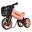 Bicicleta fara pedale cu cosulet Funny Wheels Rider SuperSport Apricot/Black