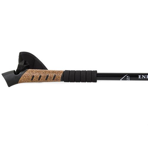 Zestaw kijków trekkingowych 2 szt., 3 różne końcówki, 64-135 cm, czarny 6/6