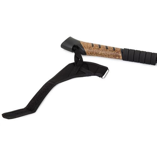 Zestaw kijków trekkingowych 2 szt., 3 różne końcówki, 64-135 cm, czarny 5/6