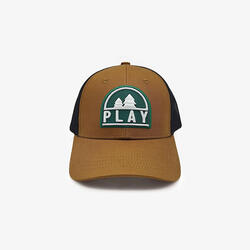 Casquette trucker marron noisette en mesh Play