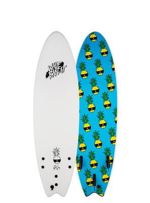 Foam surfboard 6'6" performer x ben gravy - wit