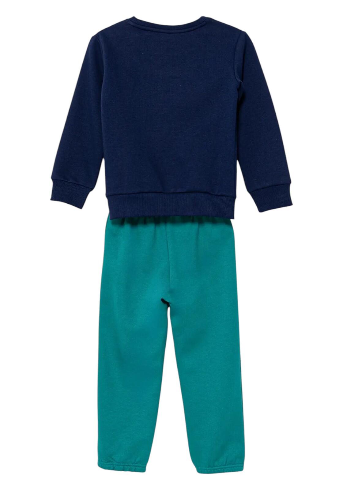 Fato de treino completo Adidas modelo JW2451 para bebê 2/5