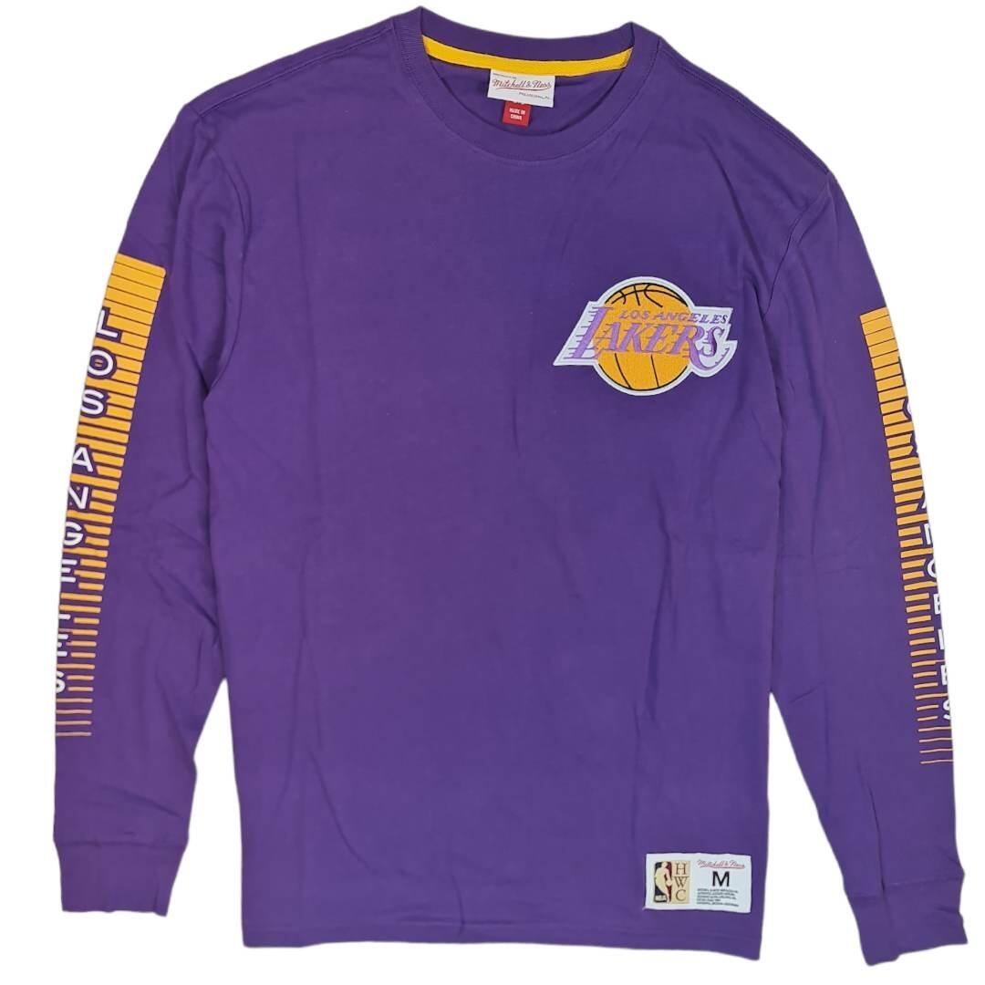 MITCHELL & NESS Maglietta Lakers a maniche lunghe