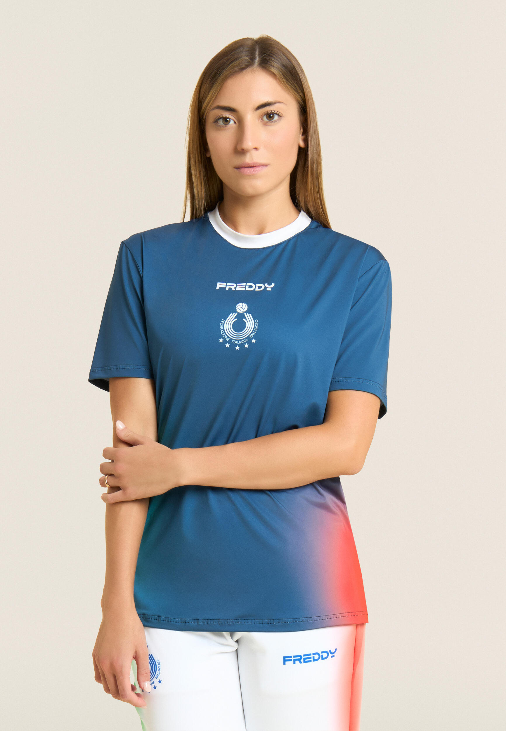 T-shirt donna Beach Volley Nazionale Italia 2025/26 2/5