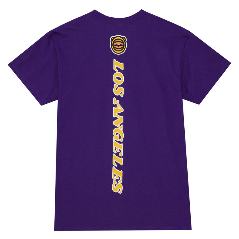 Mitchell & Ness Short Los Angeles Lakers Game Day Pattern | Meses sin interés