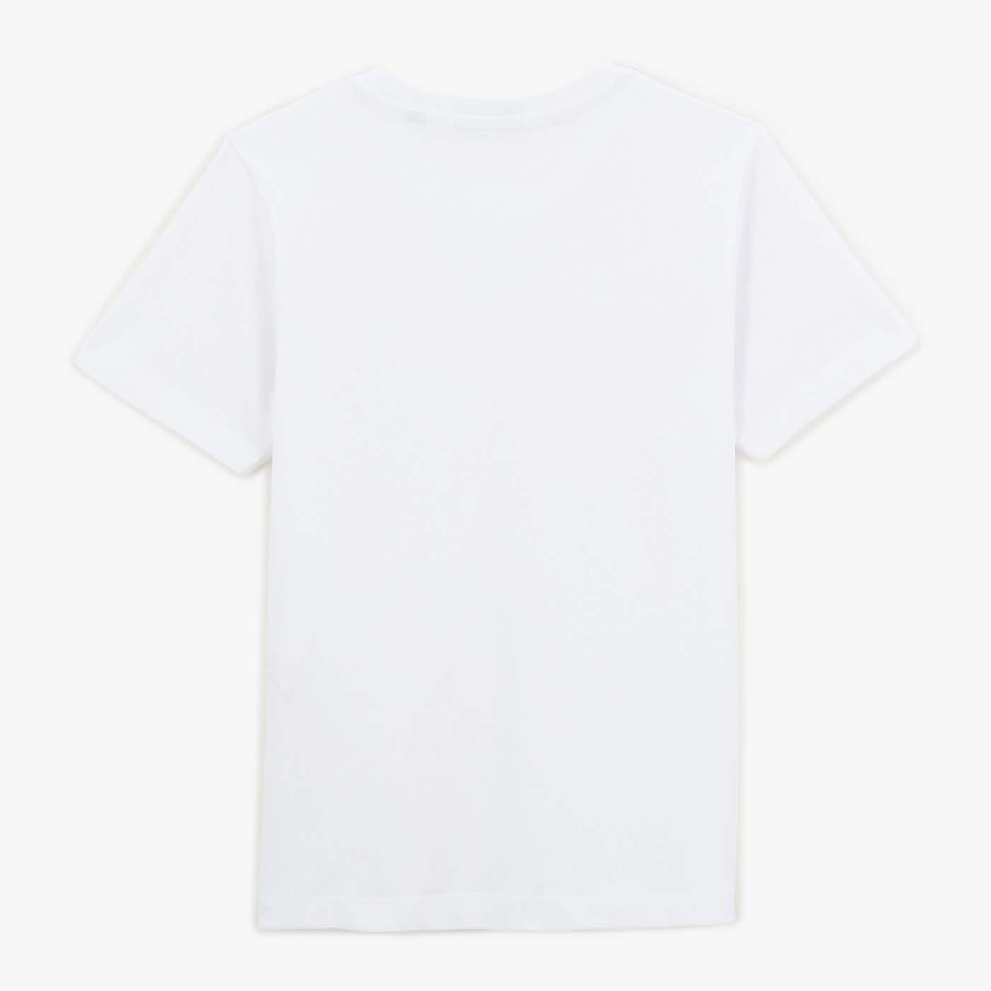 T-shirt garçon Theo manches courte blanc 2/3