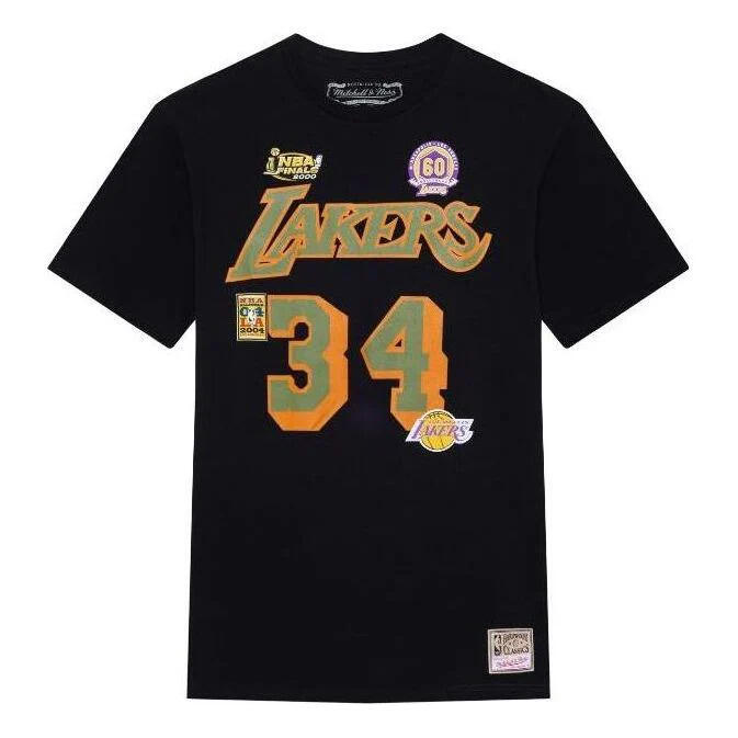 MITCHELL & NESS Maglietta Los Angeles Lakers NBA Script N&N Lakers Shaquille O'neal