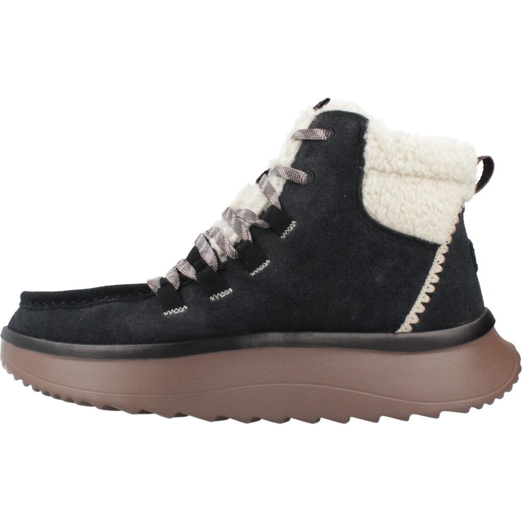 Hey Dude Model Wendy Peak Apres Suede Cozstit Kleur Zwart 2/5