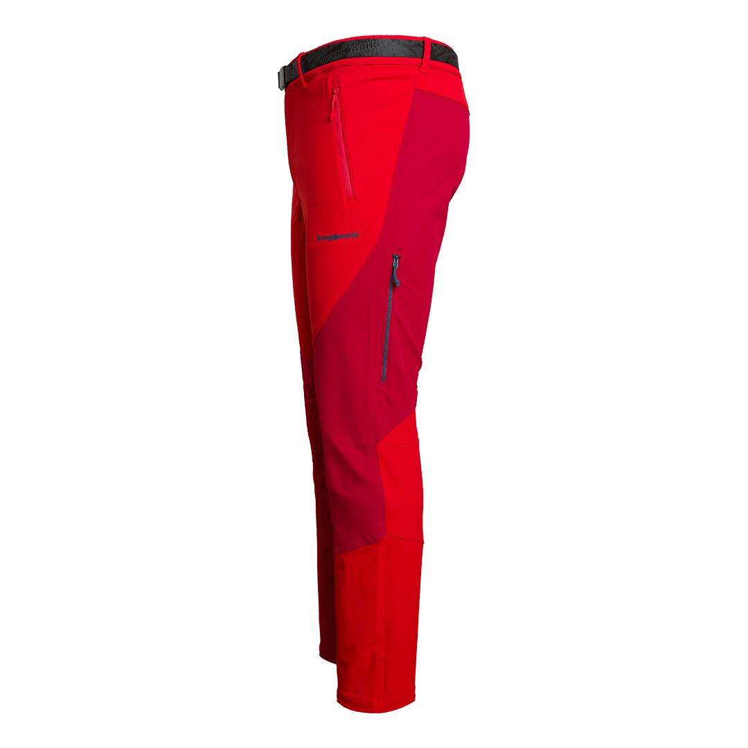 Pantalón para Hombre Trangoworld Grisons extreme Rojo/Rojo 3/4
