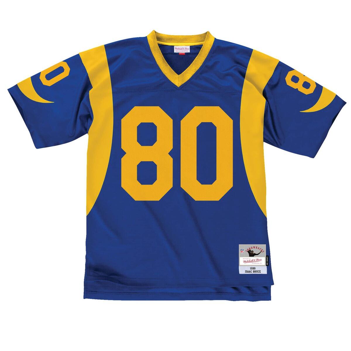 MITCHELL & NESS saint louis rams maglia nfl isaac bruce