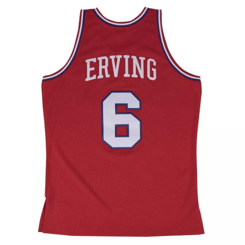 Maillot NBA swingman Julius Erving Philadelphie Sixers Hardwood Classics Mitchel 2/2