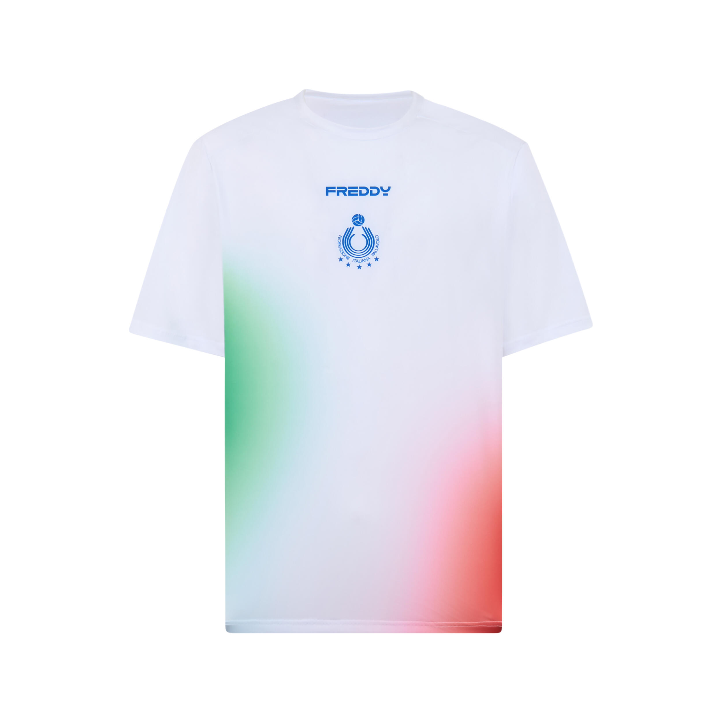 Freddy - T-shirt Pour Hommes De L’équipe Nationale Italienne De Volley-ball De Plage Pour - T-shirt Manches Courtes - Blanc|bleu - Decathlon