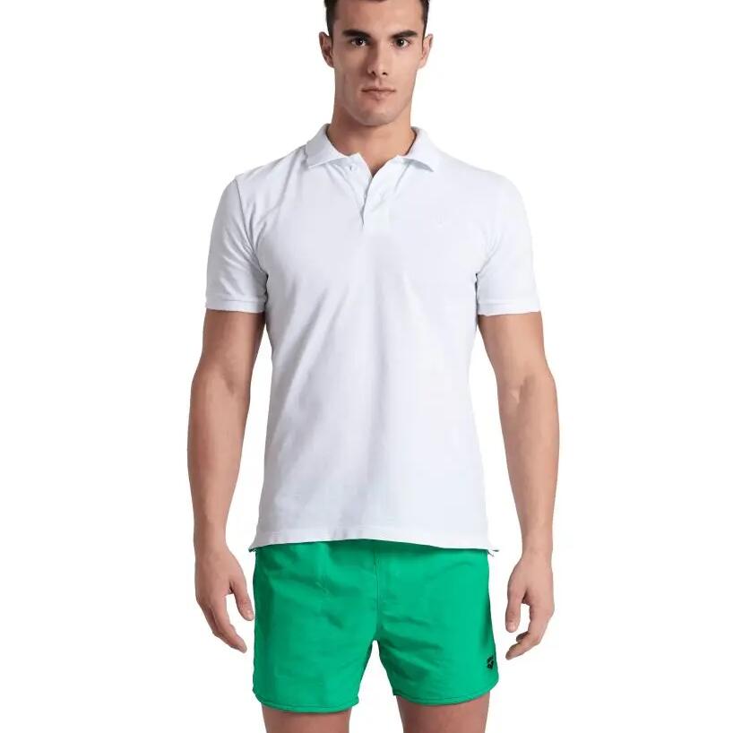arena leisure men’s M polo shirt solid cotton piqué