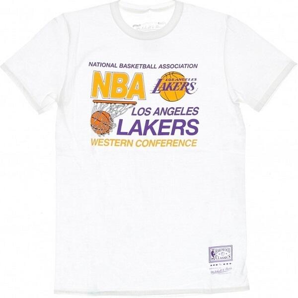 MITCHELL & NESS T-shirt Los Angeles Lakers NBA Western Conference