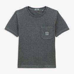T-shirt manches courtes Tim garçon gris anthracite