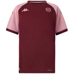 T-shirt d'entrainement UBB pour enfant Kappa Mokiba Bordeaux
