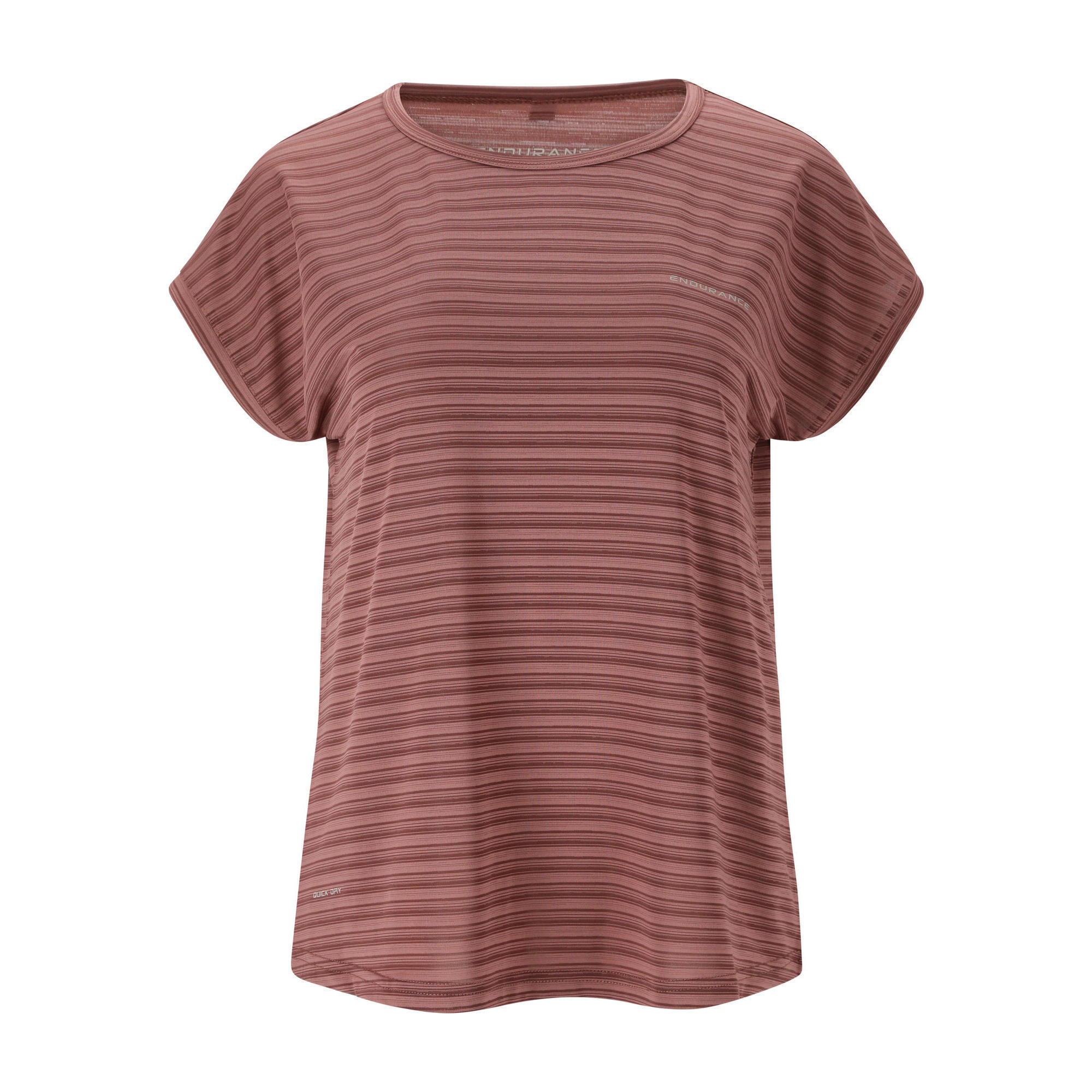 Endurance - T-shirt Limko - T-shirt Manches Courtes - Marron|rose - Decathlon