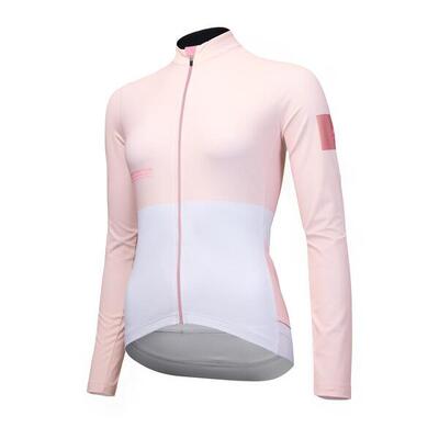 Dames fulzip jersey sporty - p-rush rider w - zwart - 3 zakken - fiets
