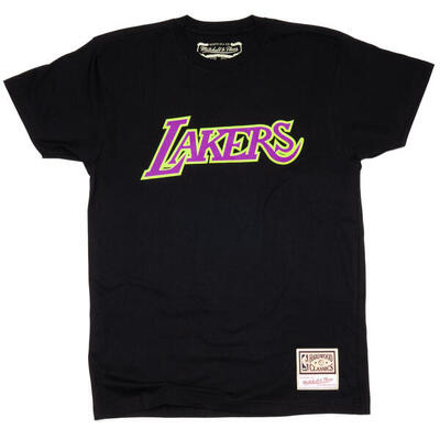T-shirt met logo los angeles lakers nba neon