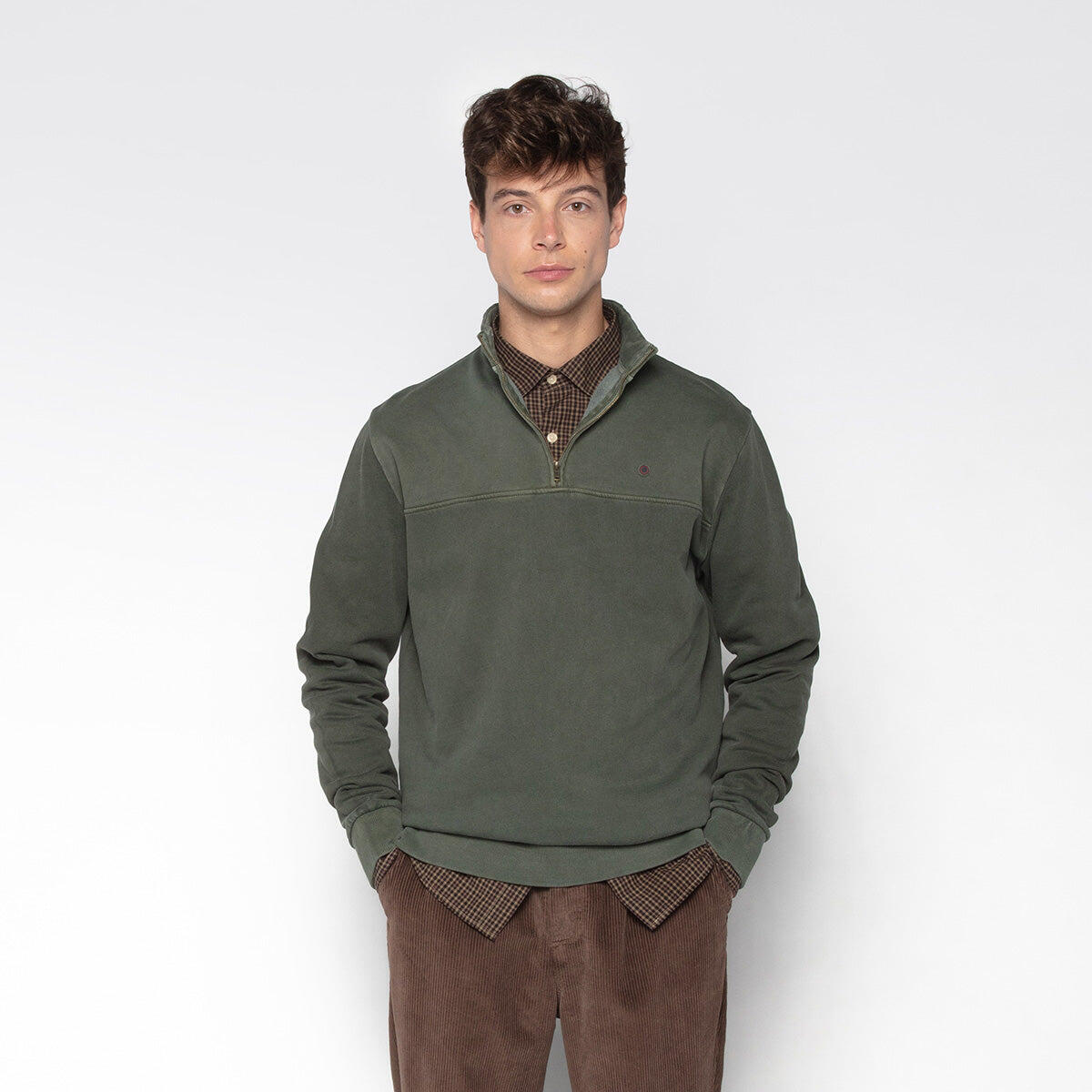 Felpa Saint Cyp con colletto con zip 2/5