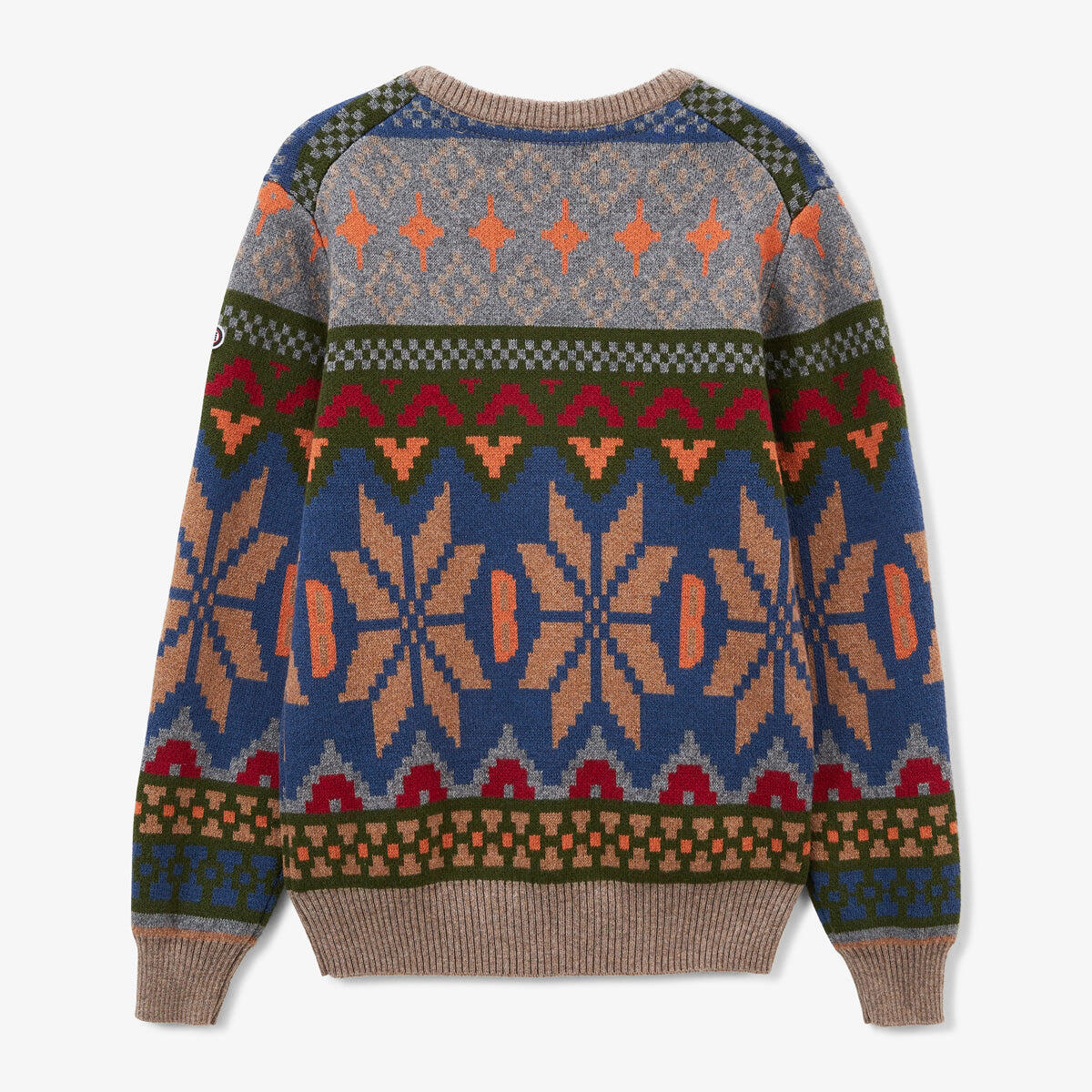 Maglione Manel junior in jacquard fantasia 2/4