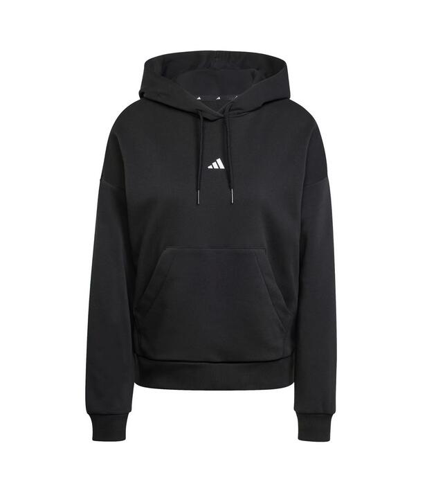 Felpa Adidas Essentials Feel Cozy Donna - Cappuccio Morbida Logo 3/7