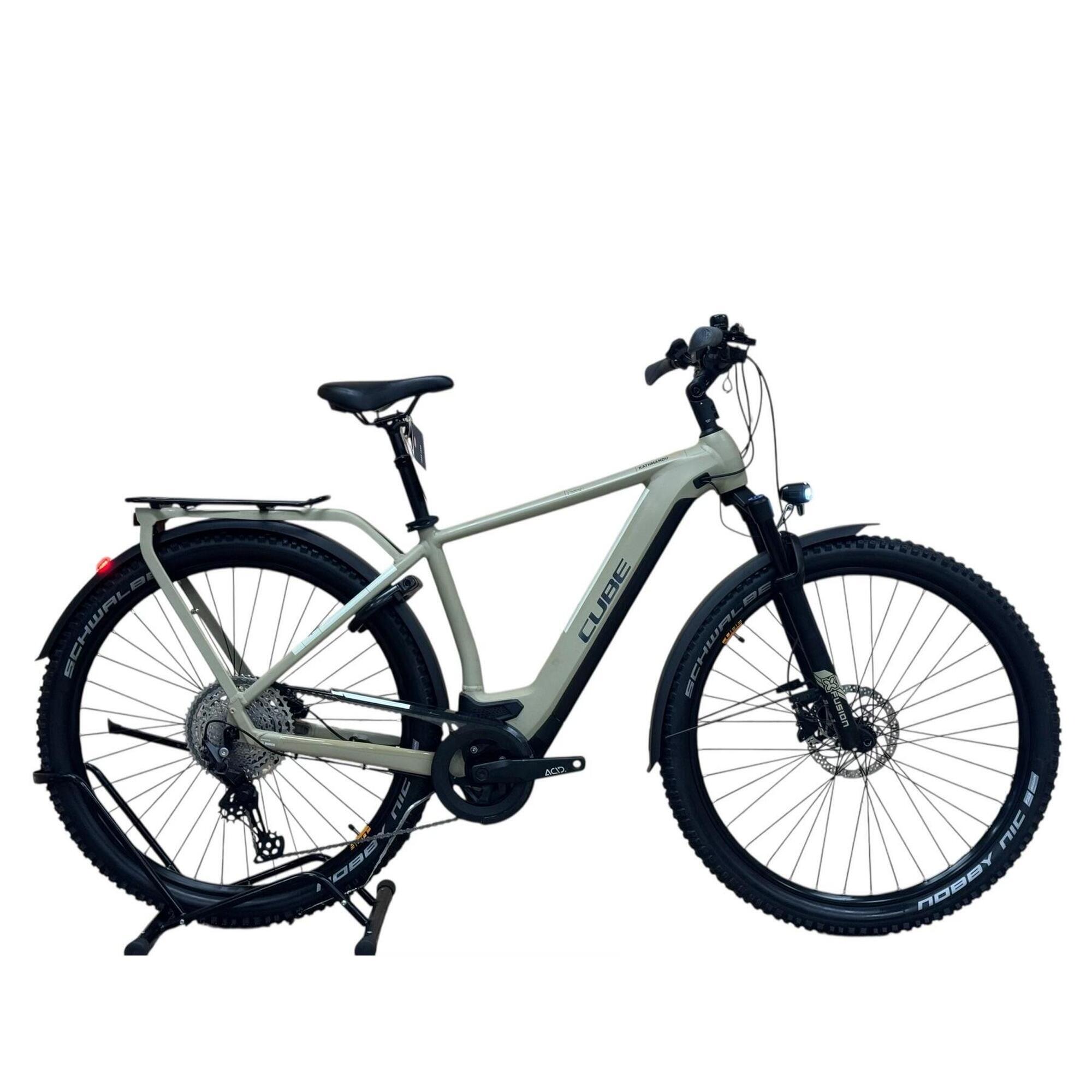 Cube - Reconditionné - Vélo Électrique Cube Kathmandu Hybrid Pro 625 - Comme Neuf - City Speed - Noir|vert - 50 Cm - Decathlon